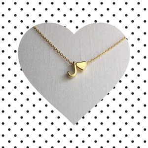 Jewelry - Letter J Initial Necklace Jewelry - Letter J Initial Necklace
